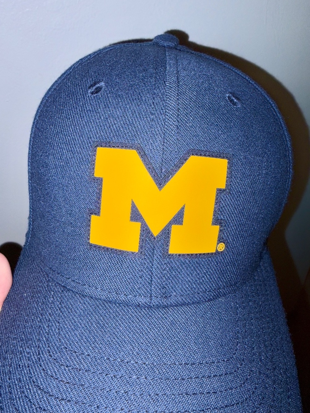 On field Michigan hat